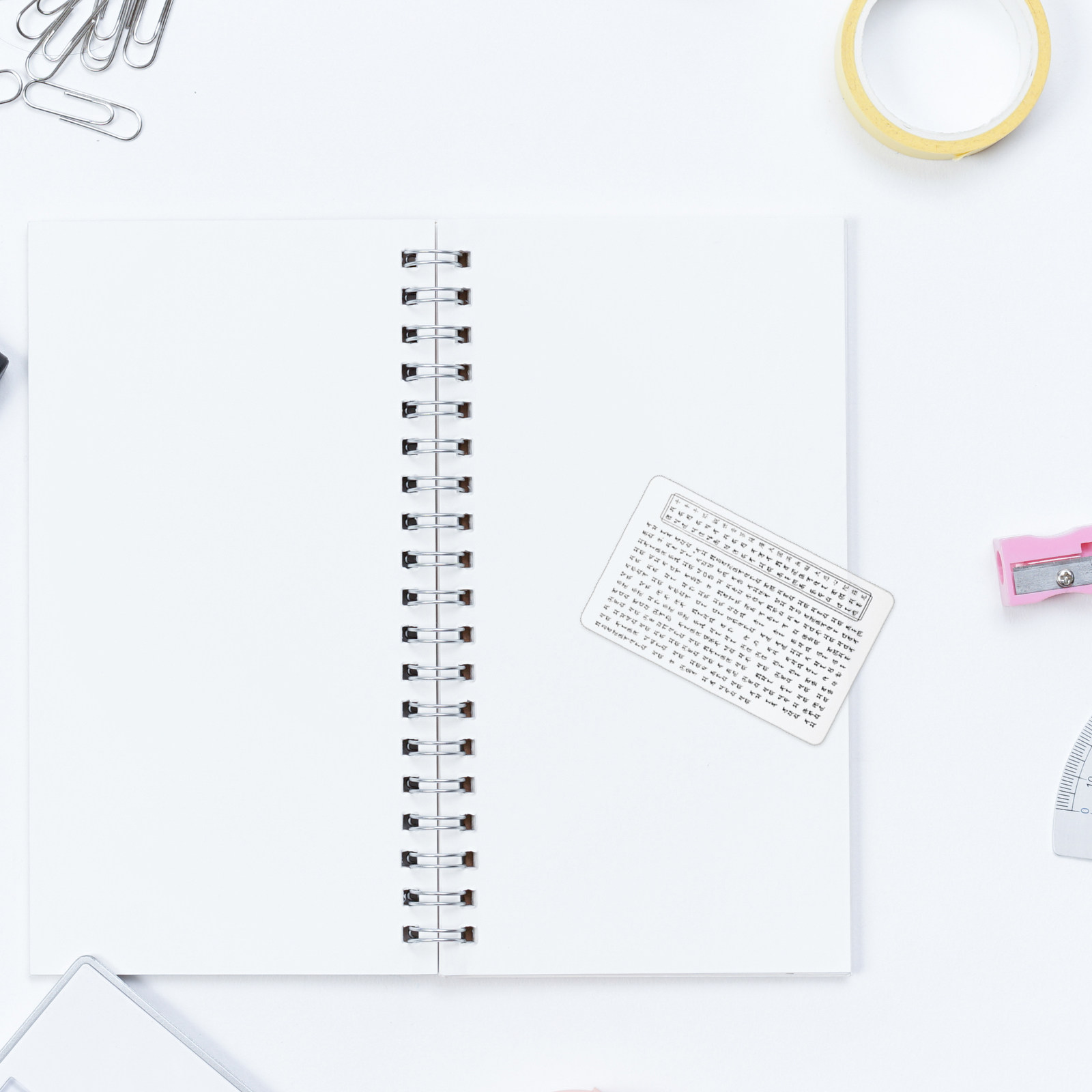 Home Office Feng Shui - Juego de Tarjetas Amuleto Sánscrito Transparentes