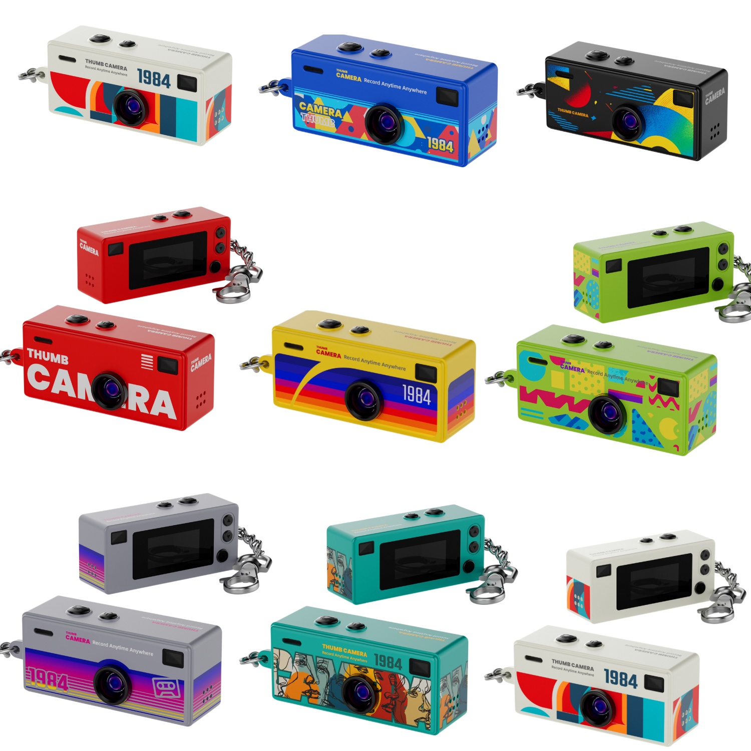 Webcam Hd 1080P - Mini cámara de llavero HD 1080P,