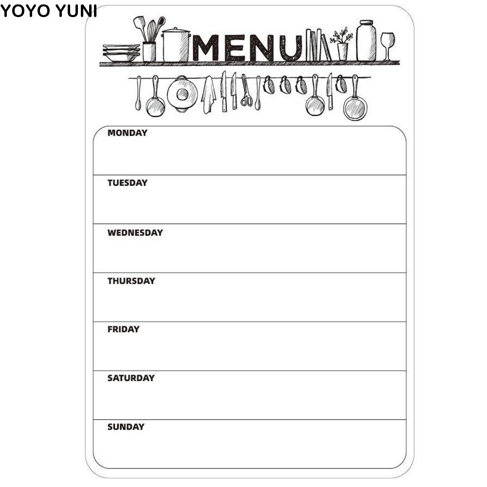 Whiteboard Magnetic - Bloc de notas de Plan INS,