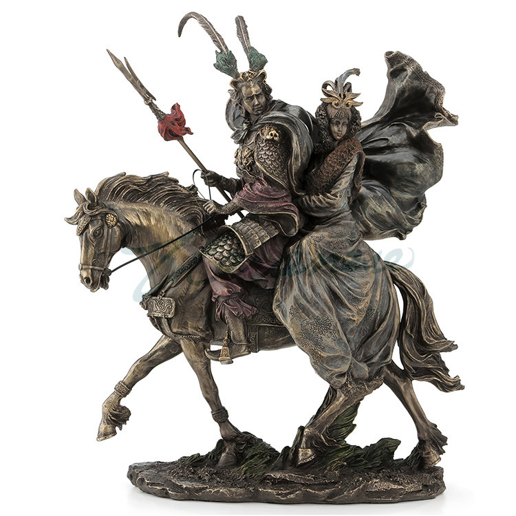 Home Office Romance - Estatua de Resina de Lu Bu