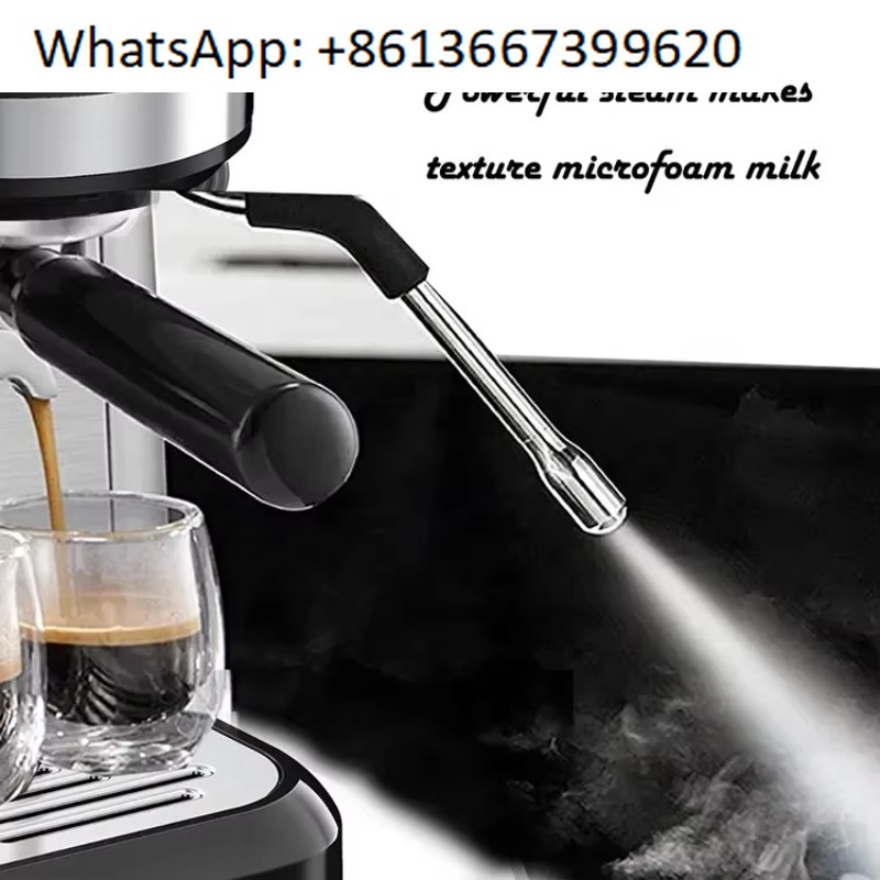 Home Office Moka - Máquina de Café Semiautomática para Cappuccino,