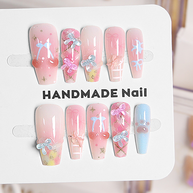 Home Office Setup Ideas - 10 Uds. Uñas Postizas Francesas de