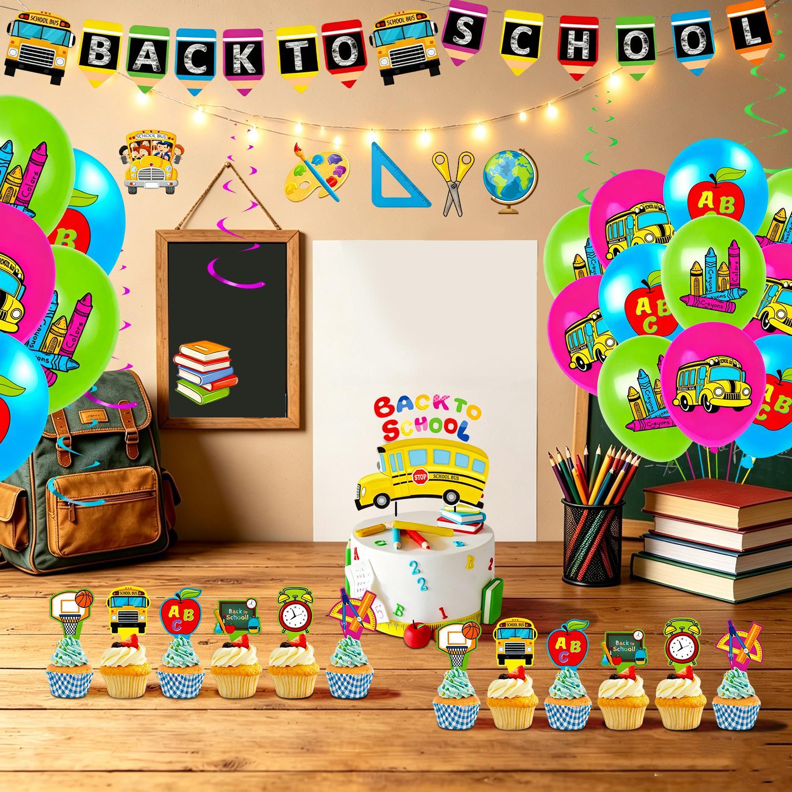 Home Office Backdrop - Decoraciones de Regreso a Clases para
