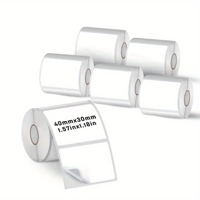Label Maker Machine - 6 rollos de papel de etiquetas