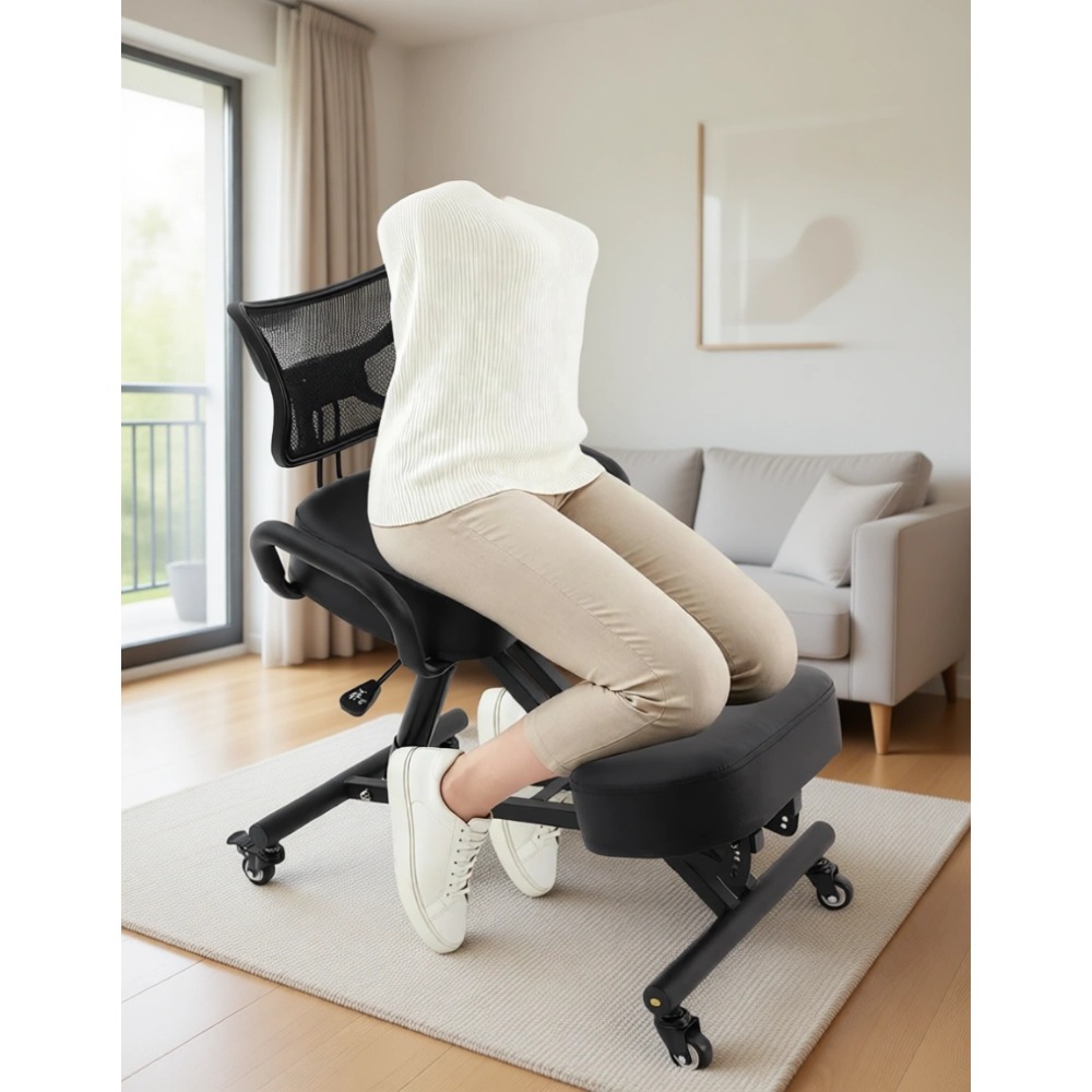 Home Office Chair - Silla Ergonómica para Arrodillarse con Respaldo