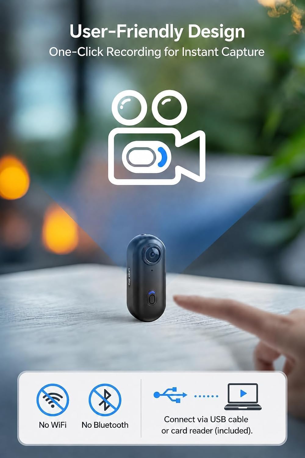 Cámara Corporal BOBLOV W4 Mini - Webcam Hd 1080P reseña y precio
