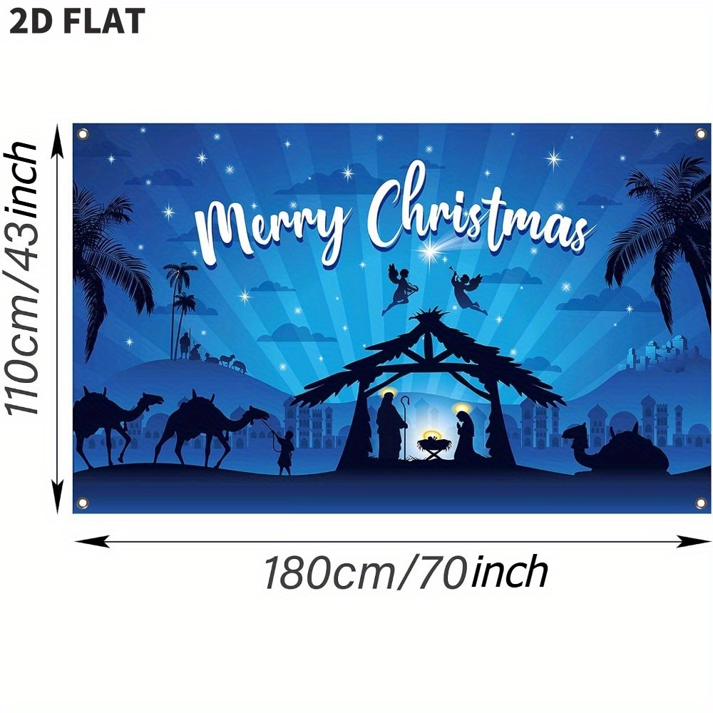 Fondo de Navidad de la Sagrada - Home Office Backdrop reseña y precio