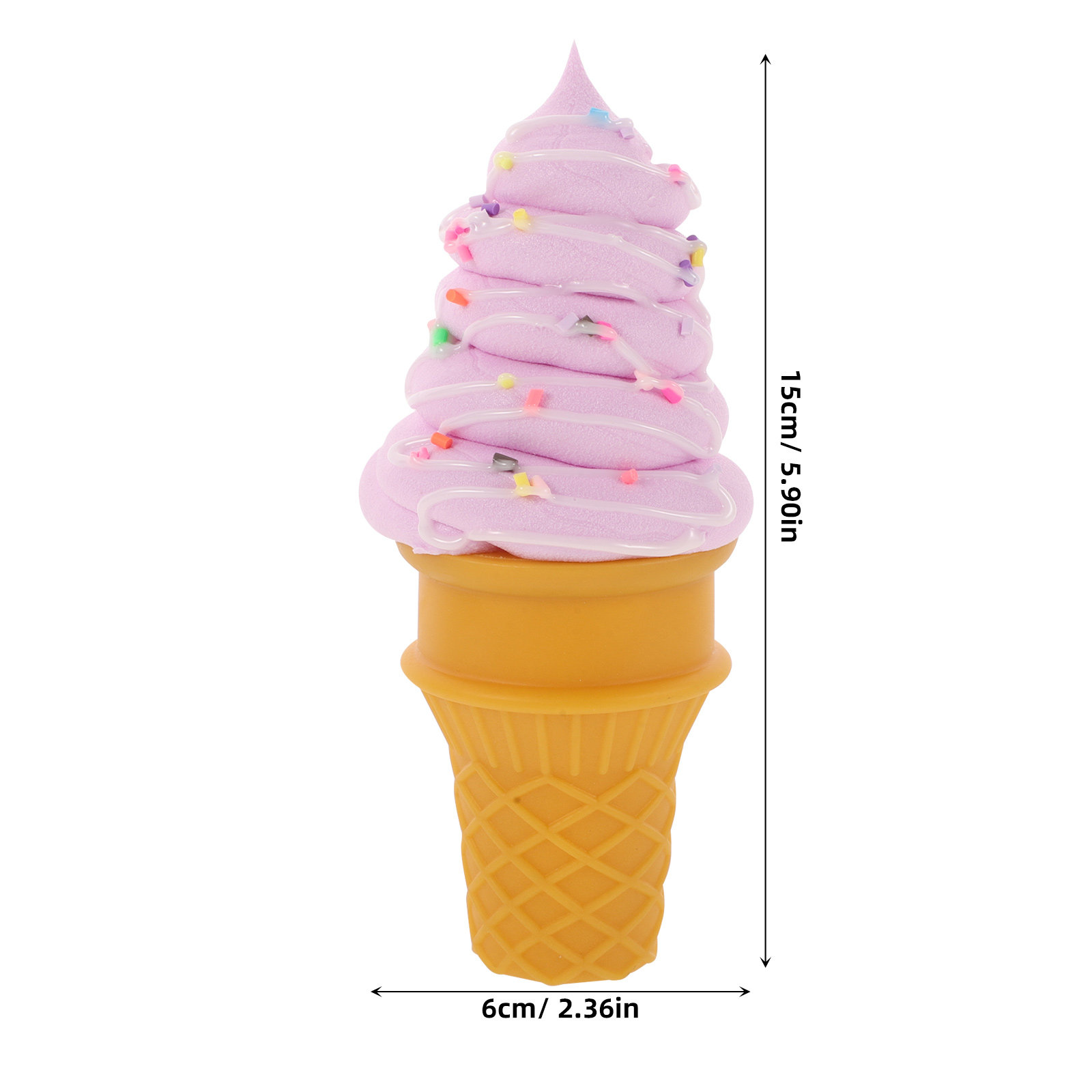 Cono de Helado Realista de Pri - Home Office Backdrop reseña y precio