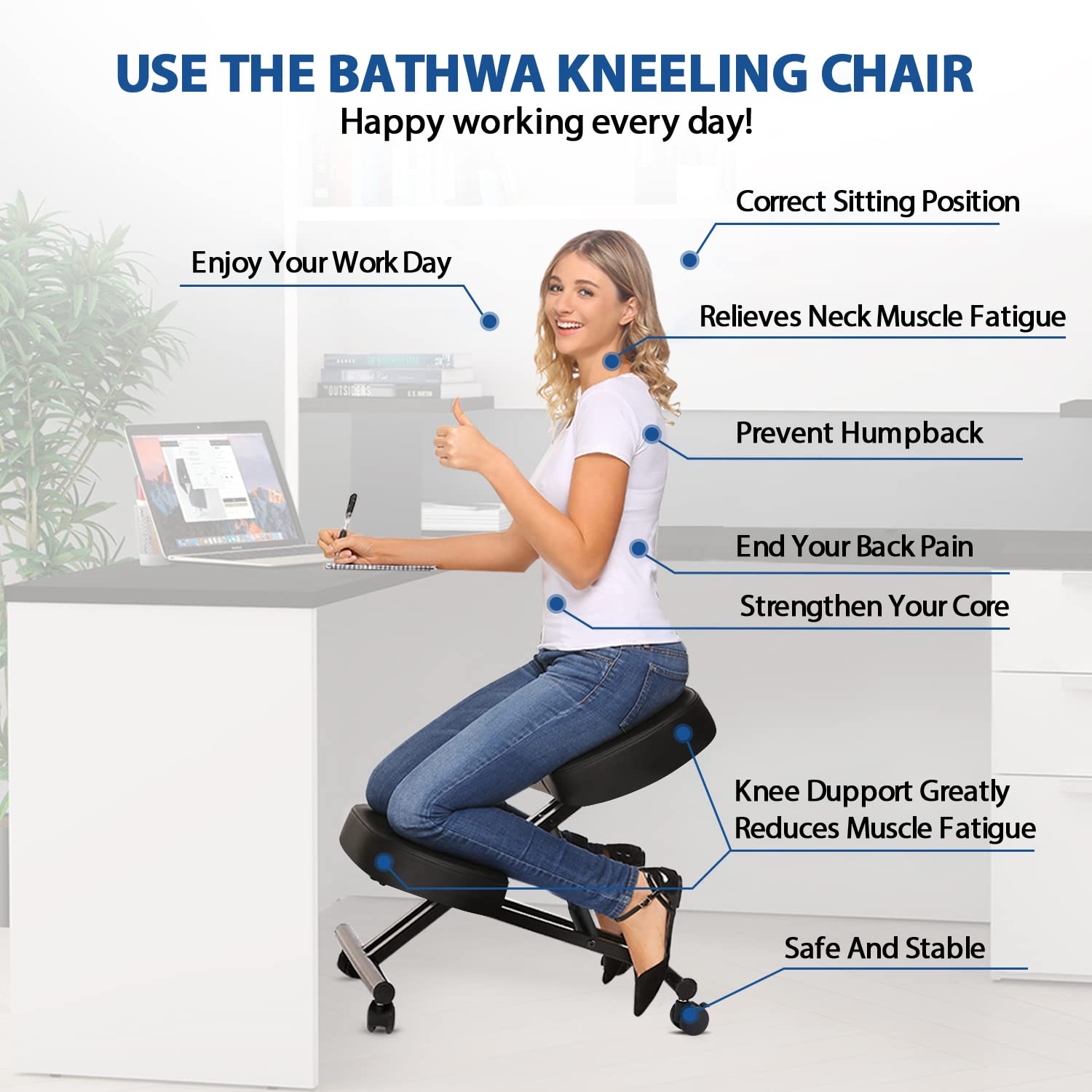 Silla Ergonómica para Arrodill - Home Office Chair reseña y precio