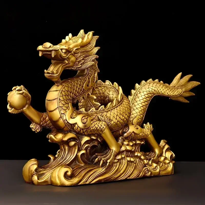 Adornos de Dragón de Cobre de  - Home Office Feng Shui reseña y precio