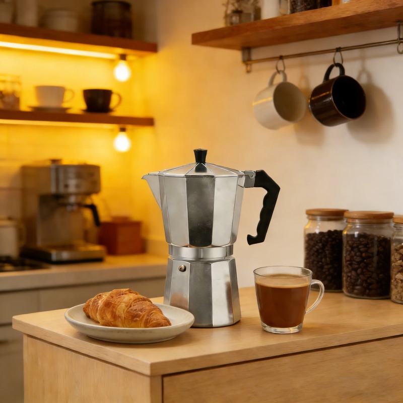 Cafetera Moka Portátil Octogon - Home Office Moka reseña y precio