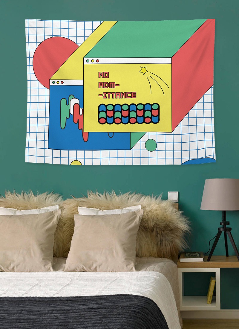 Fondo de dibujos animados abst - Home Office Backdrop reseña y precio