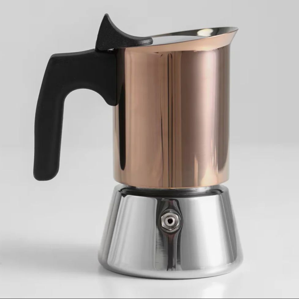 Olla Moka de oro rosa chapada  - Home Office Moka reseña y precio