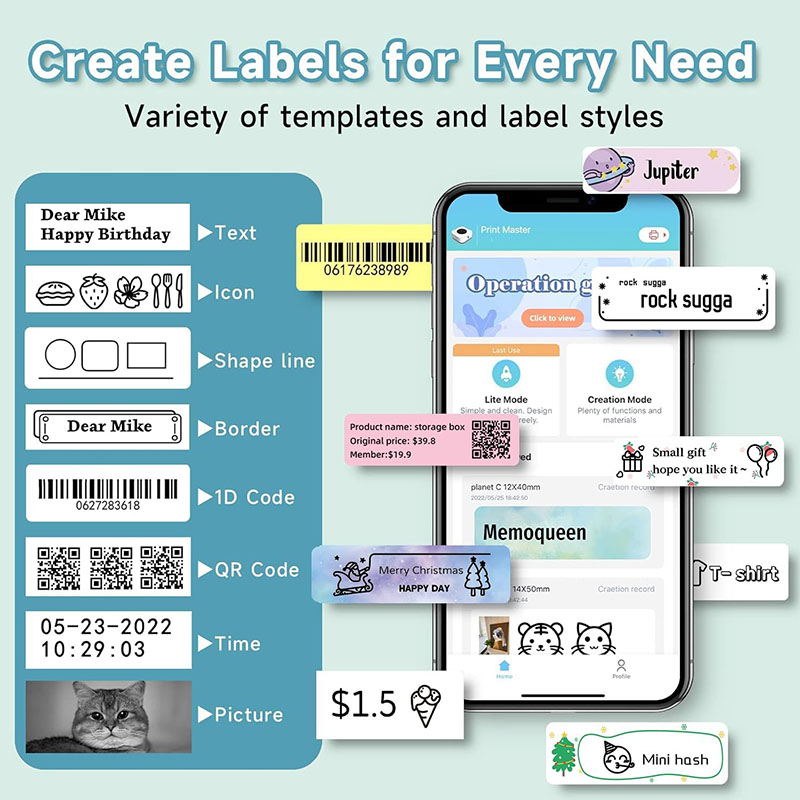 Impresora de etiquetas P15, ci - Label Maker Machine reseña y precio