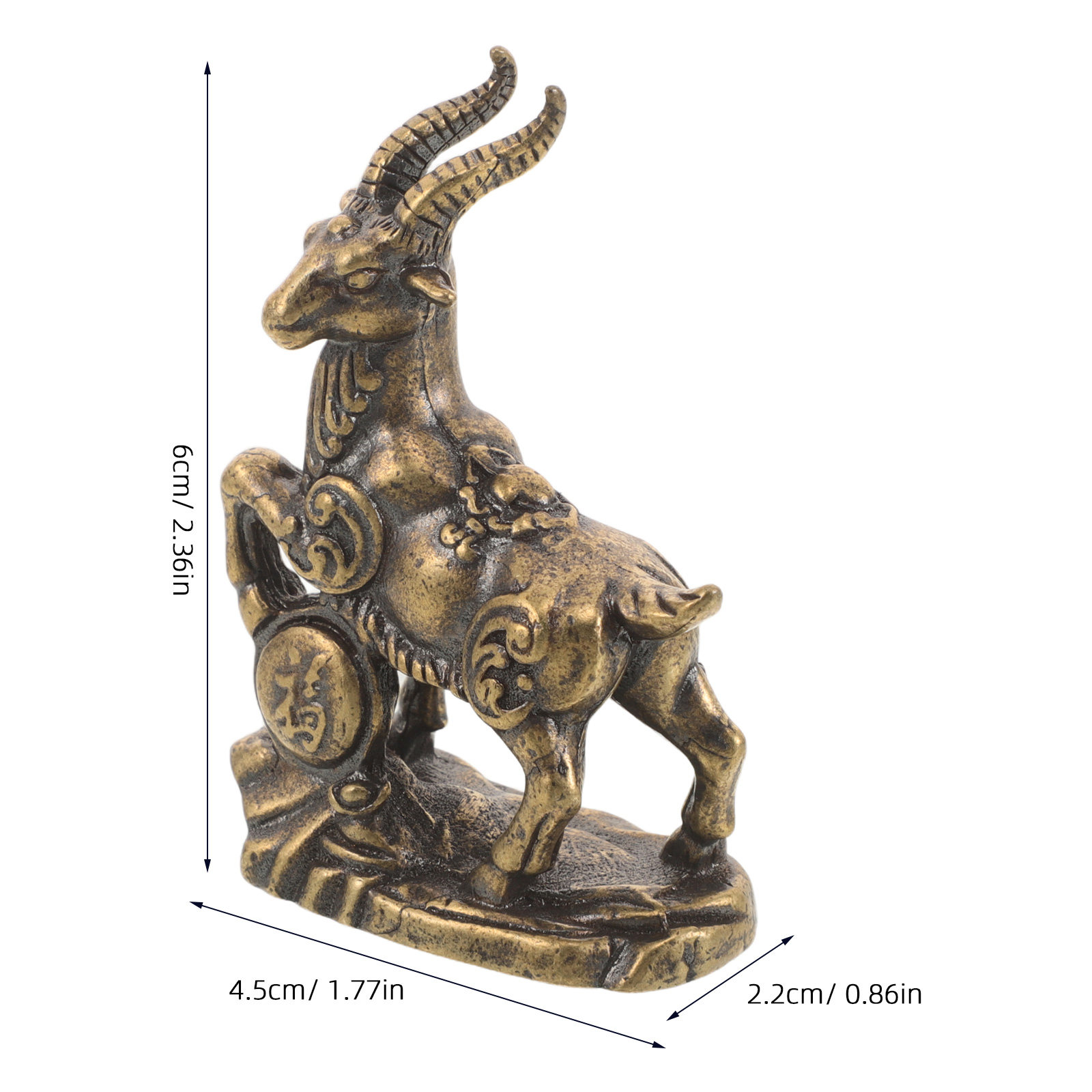 Mini Escultura de Cabra del Zo - Home Office Feng Shui reseña y precio