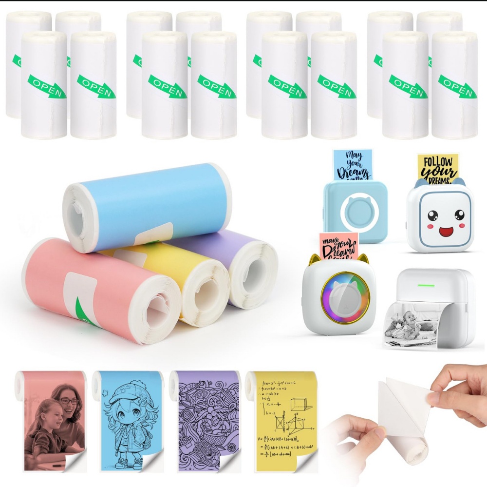 Papel térmico MINI impresión a - Label Maker Machine reseña y precio