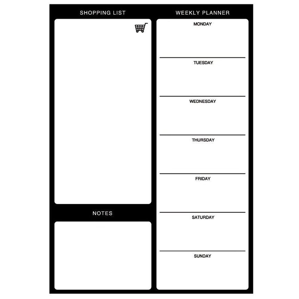 Bloc de notas de Plan INS, peg - Whiteboard Magnetic reseña y precio