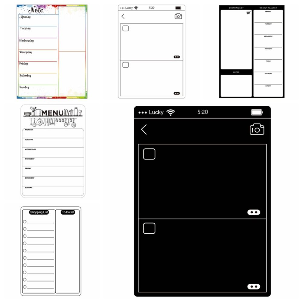Bloc de notas de Plan INS, peg - Whiteboard Magnetic reseña y precio