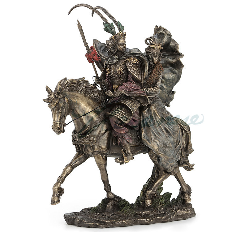 Estatua de Resina de Lu Bu y D - Home Office Romance reseña y precio