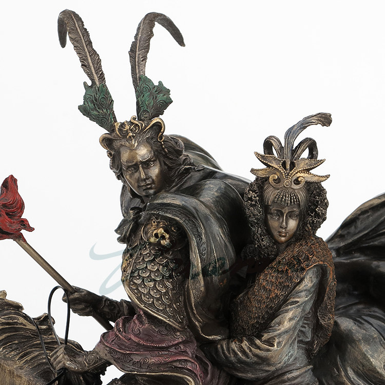 Estatua de Resina de Lu Bu y D - Home Office Romance reseña y precio