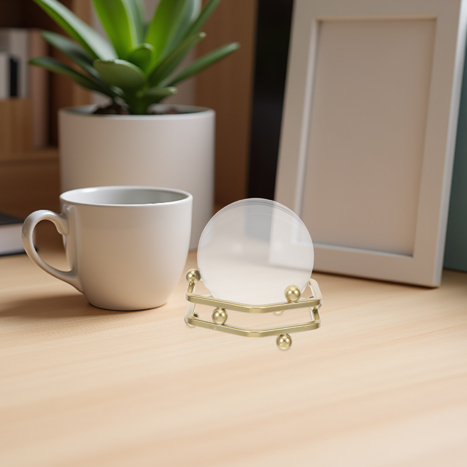 Esfera de Cristal Transparente - Home Office Feng Shui reseña y precio