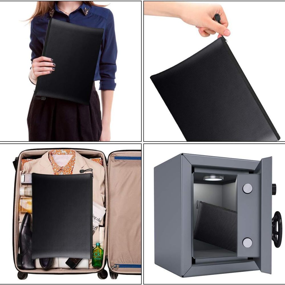 Bolsa para documentos ignífuga - Home Office Passport reseña y precio