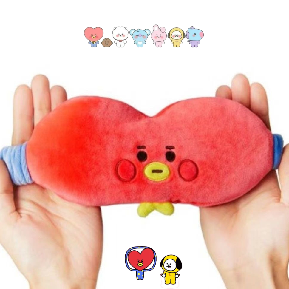 Antifaz de peluche BT21 con di - Home Office Setup Ideas reseña y precio