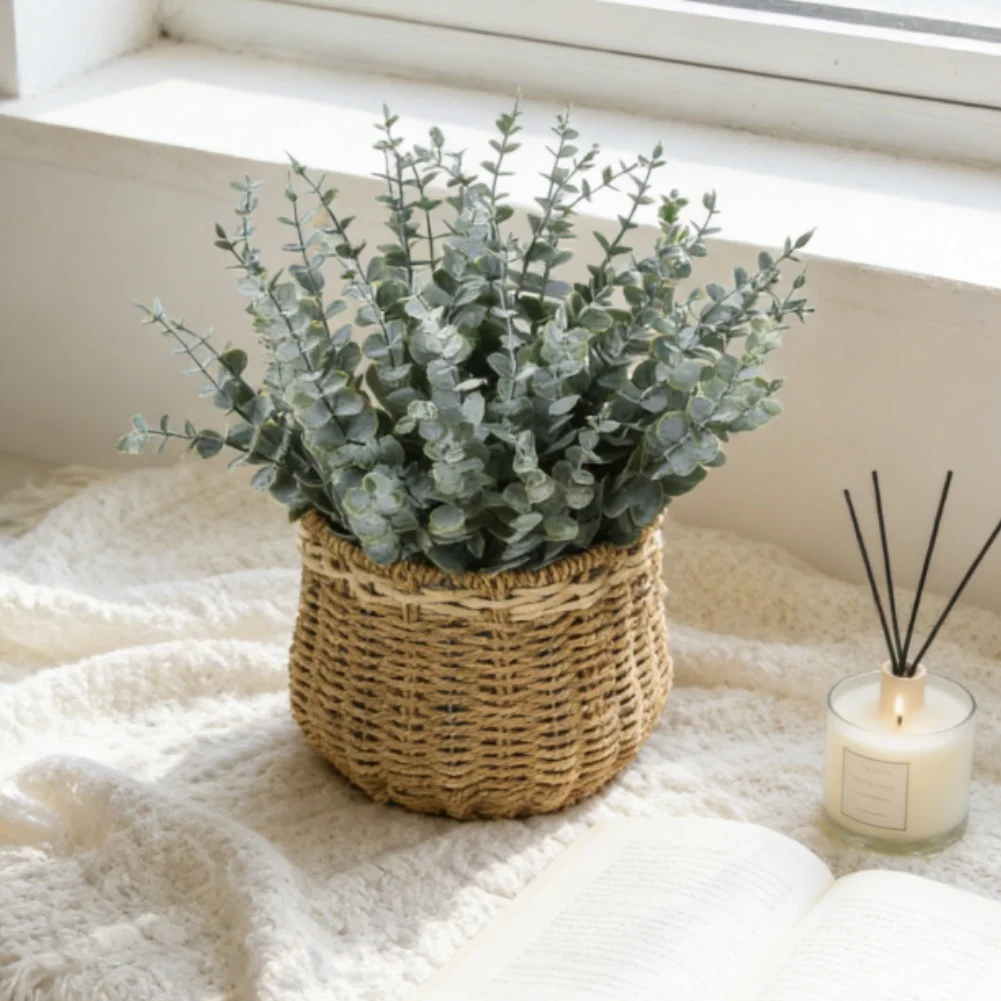 Ramo de hojas de eucalipto art - Home Office Backdrop reseña y precio