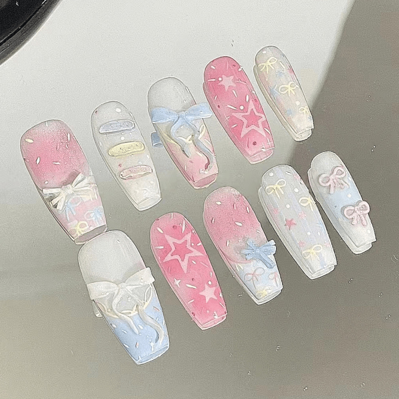 10 Uds. Uñas Postizas Francesa - Home Office Setup Ideas reseña y precio