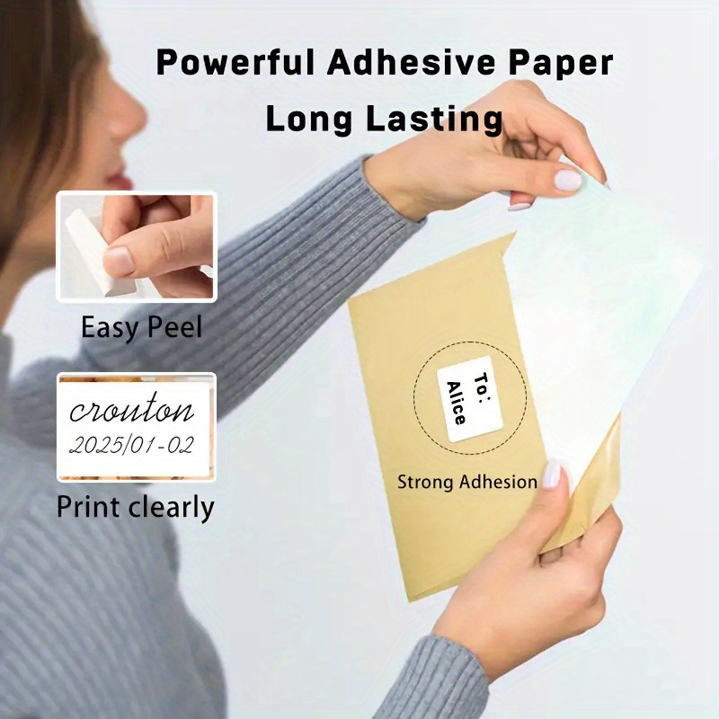 6 rollos de papel de etiquetas - Label Maker Machine reseña y precio