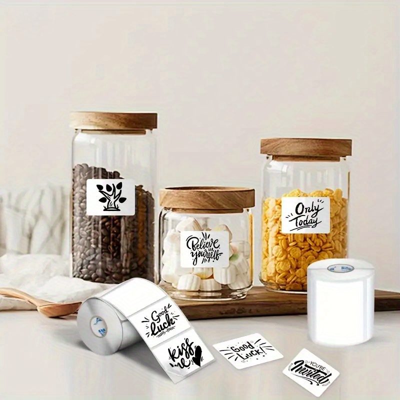 6 rollos de papel de etiquetas - Label Maker Machine reseña y precio