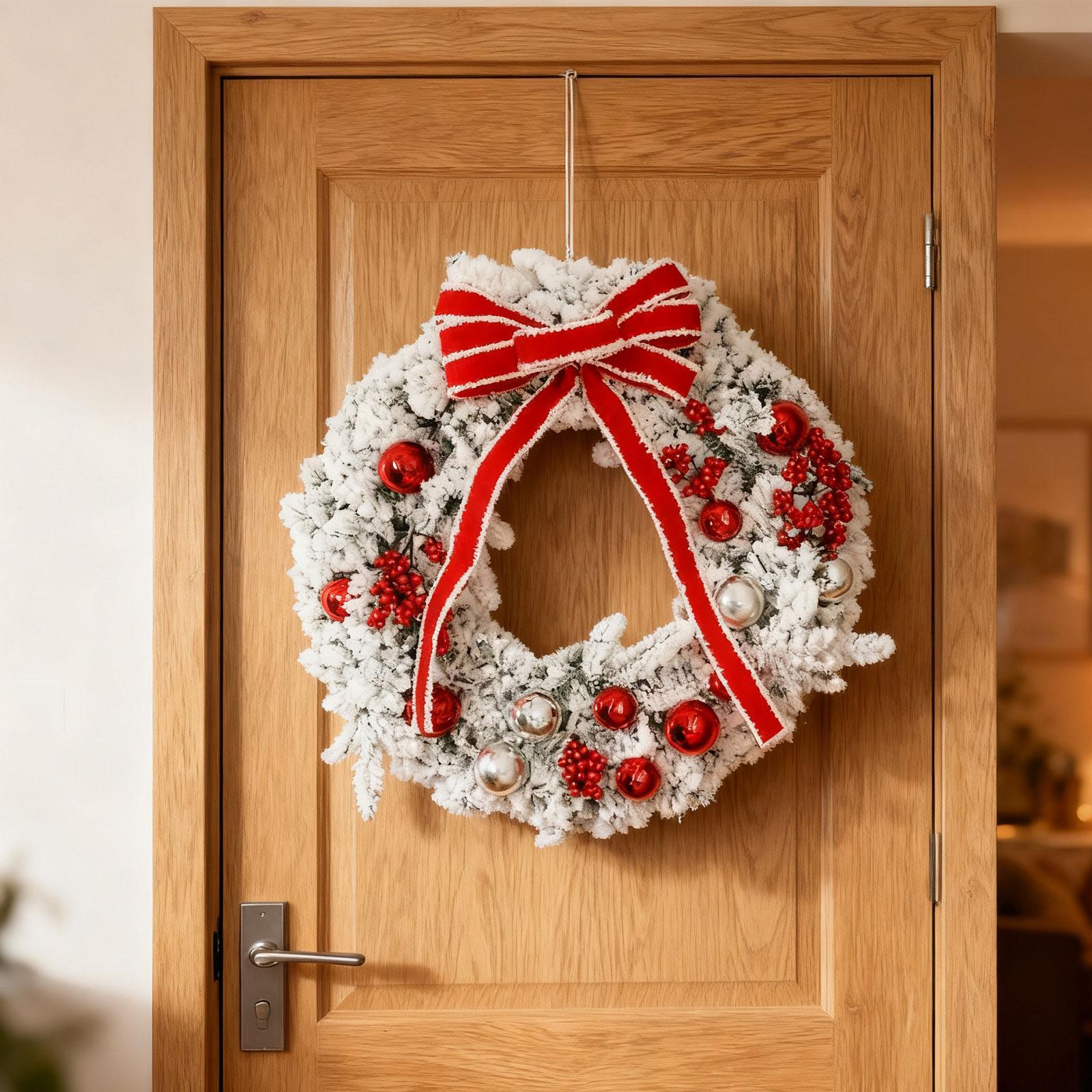 Guirnalda Navideña para Puerta - Home Office Backdrop reseña y precio