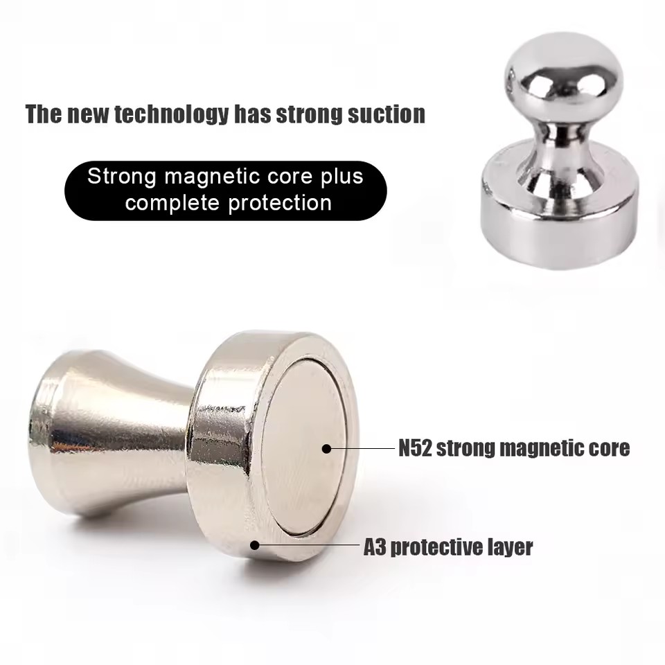 Chinchetas magnéticas de neodi - Whiteboard Magnetic reseña y precio