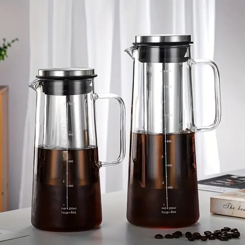 Jarra de Vidrio para Café Frío - Home Office Moka reseña y precio