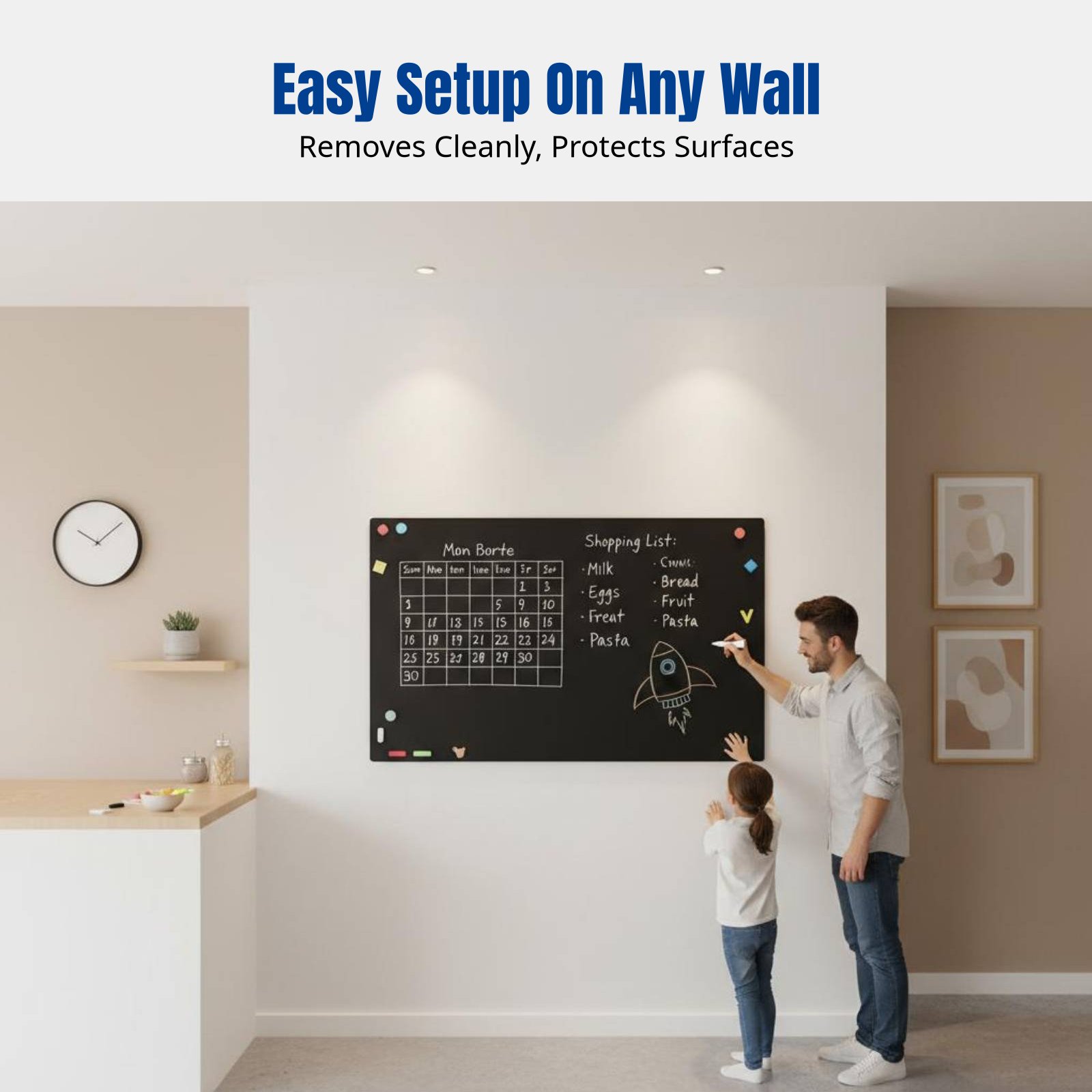 Pizarra Adhesiva de Pared para - Whiteboard Magnetic reseña y precio